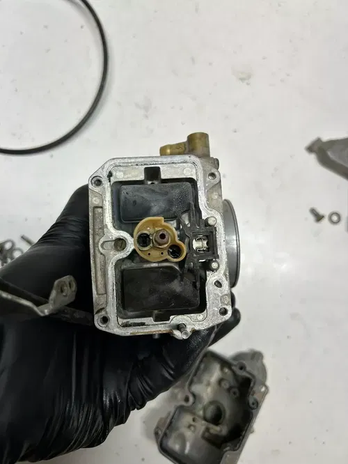 2006 06 Kawasaki Kx450f KX 450 F OEM Carb Carburetor Bowl Slide Jet CR Flat
