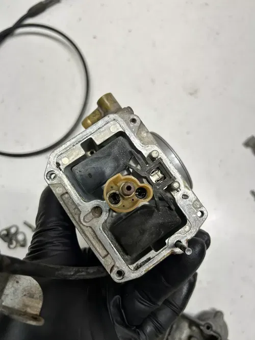2006 06 Kawasaki Kx450f KX 450 F OEM Carb Carburetor Bowl Slide Jet CR Flat