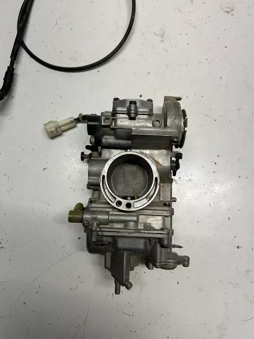 2006 06 Kawasaki Kx450f KX 450 F OEM Carb Carburetor Bowl Slide Jet CR Flat