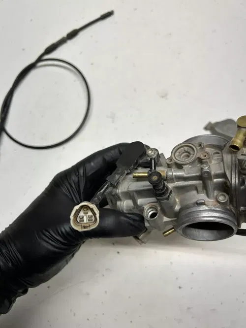 2006 06 Kawasaki Kx450f KX 450 F OEM Carb Carburetor Bowl Slide Jet CR Flat
