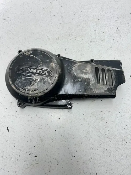 84 1984 Honda XR80 Xr 80 OEM Stator Flywheel Cover Crank Case Saver CRACK