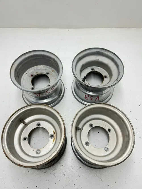 05 2005 Polaris Predator 90 2 Stroke OEM Front Rear Wheel Wheels Rim Rims READ