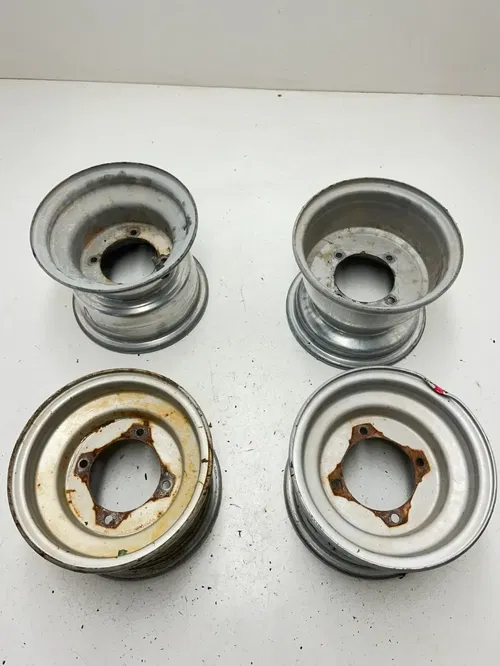 05 2005 Polaris Predator 90 2 Stroke OEM Front Rear Wheel Wheels Rim Rims READ
