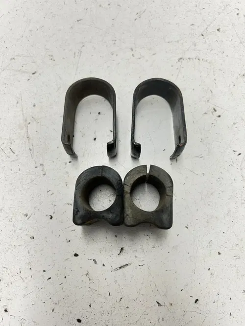 86 1986 Honda Fourtrax Trx 250 2x4 OEM Rack Clamp Bracket Rubber Mount