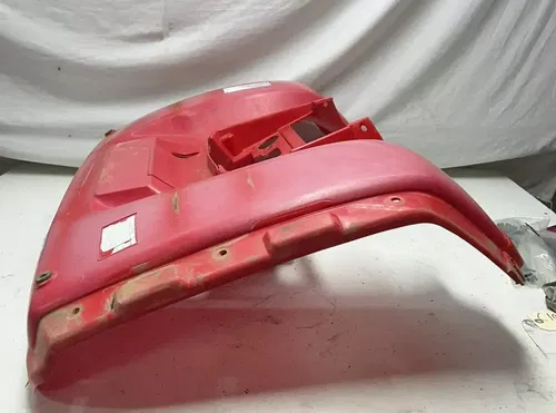 03 2003 Honda Rancher 350 TRX350TE 2x4 OEM Rear Back Fender Plastic Fairing Red