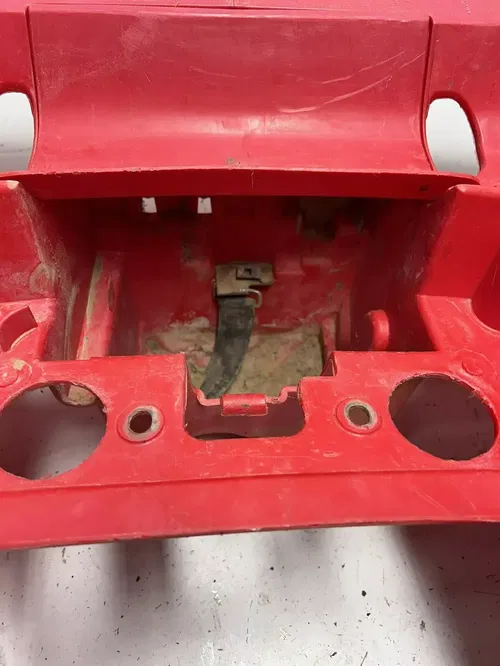 03 2003 Honda Rancher 350 TRX350TE 2x4 OEM Rear Back Fender Plastic Fairing Red