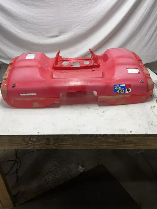 03 2003 Honda Rancher 350 TRX350TE 2x4 OEM Rear Back Fender Plastic Fairing Red