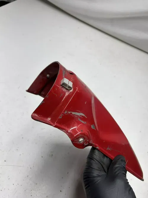 1980 80 Honda XL500S Xl 500 OEM NICE! Rear Back Fender Plastic Mud Guard Red