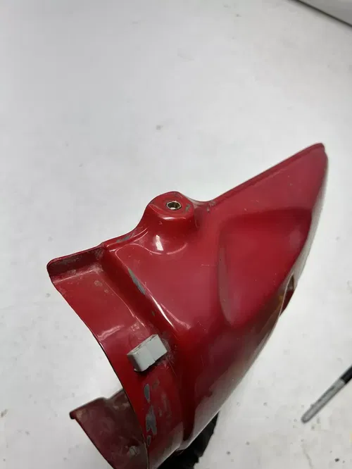 1980 80 Honda XL500S Xl 500 OEM NICE! Rear Back Fender Plastic Mud Guard Red