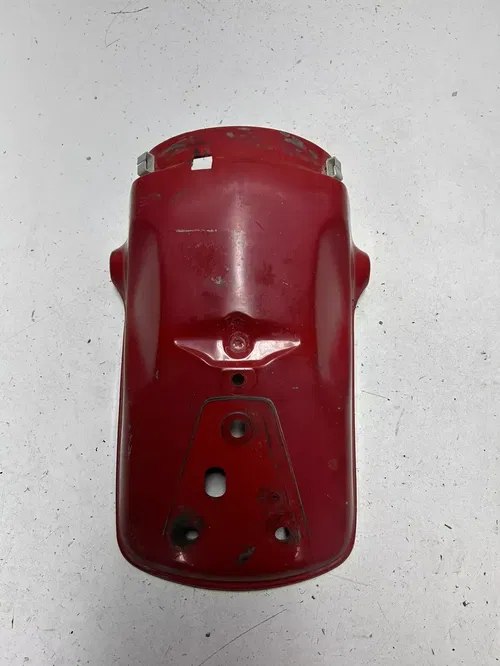 1980 80 Honda XL500S Xl 500 OEM NICE! Rear Back Fender Plastic Mud Guard Red