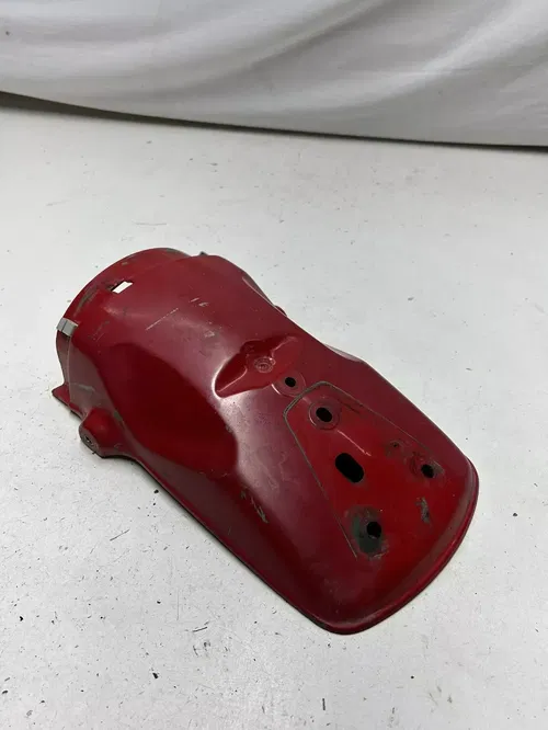 1980 80 Honda XL500S Xl 500 OEM NICE! Rear Back Fender Plastic Mud Guard Red