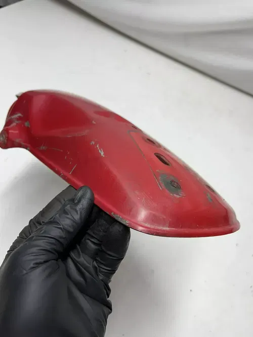 1980 80 Honda XL500S Xl 500 OEM NICE! Rear Back Fender Plastic Mud Guard Red