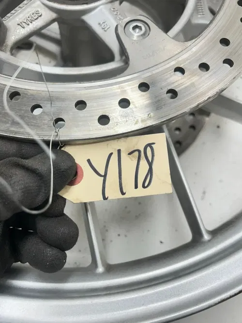 06 2006 Triumph Tiger 955i OEM STRAIGHT GOOD Front Wheel Rim 19 X 2.5 Disk Rotor