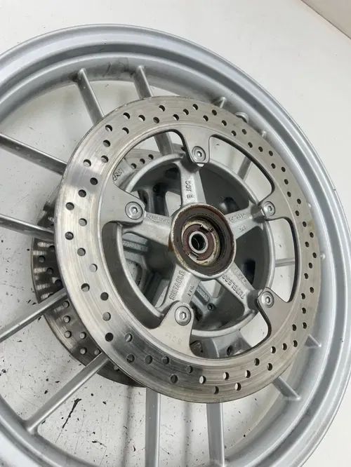 06 2006 Triumph Tiger 955i OEM STRAIGHT GOOD Front Wheel Rim 19 X 2.5 Disk Rotor