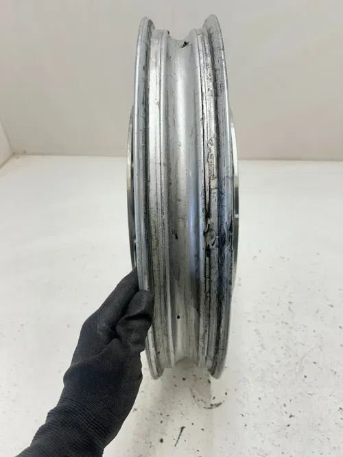 06 2006 Triumph Tiger 955i OEM STRAIGHT GOOD Front Wheel Rim 19 X 2.5 Disk Rotor