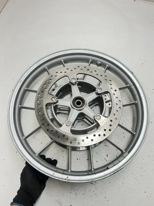 06 2006 Triumph Tiger 955i OEM STRAIGHT GOOD Front Wheel Rim 19 X 2.5 Disk Rotor