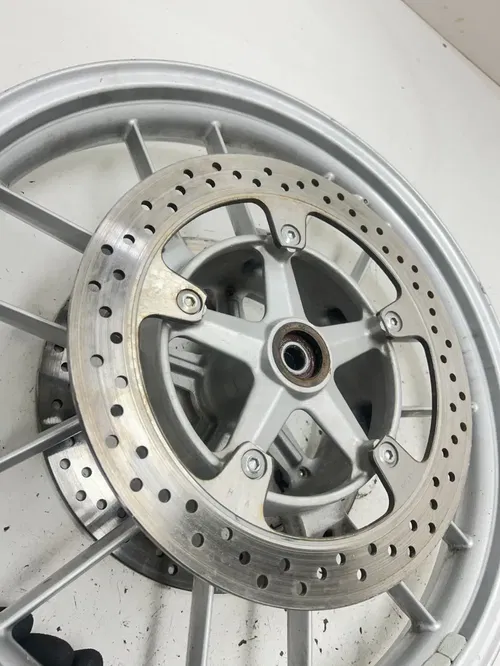 06 2006 Triumph Tiger 955i OEM STRAIGHT GOOD Front Wheel Rim 19 X 2.5 Disk Rotor