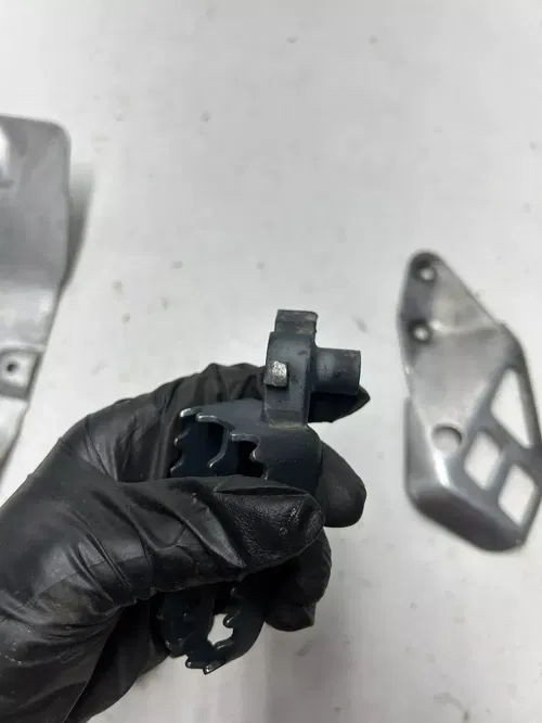 1998 98 YAMAHA WR400F Wr 400 f OEM LOT Skid Plate Foot Pegs Cover Brake Guard