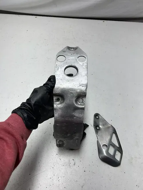 1998 98 YAMAHA WR400F Wr 400 f OEM LOT Skid Plate Foot Pegs Cover Brake Guard