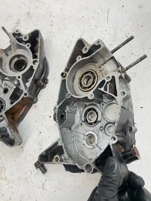 78 1978 Yamaha YZ80E Yz 80 E OEM Crankcase Case Cases Engine Motor Covers