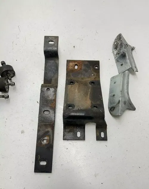 70 1970 Arctic Cat Lynx Series 1 292 OEM Lot Motor Mounts Engine Bracket Plate