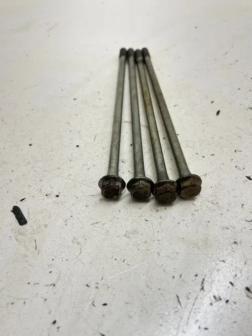 02 2002 Kawasaki Bayou 220 KLF220 2x4 OEM Cam Chain Guide Head Stud Bolts Tensio