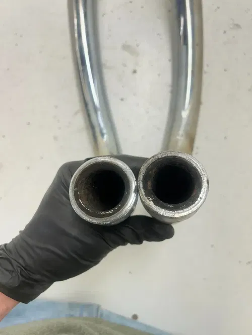 73 1973 Honda CB350 Cb 350 OEM LOT Exhaust Header Pipe R L READ
