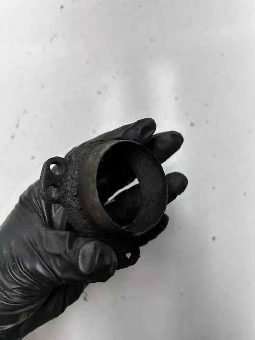 91 1991 KTM 300 SX MXC DXC OEM Exhaust Port Mount Header Free Ship