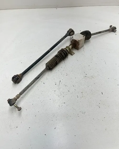 02 2002 Polaris Ranger 500 4x4 OEM GOOD! Steering Shaft Tie Rods Rack Pinion