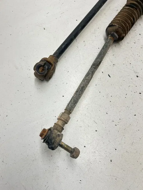 02 2002 Polaris Ranger 500 4x4 OEM GOOD! Steering Shaft Tie Rods Rack Pinion