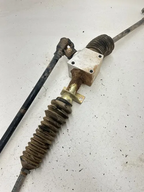 02 2002 Polaris Ranger 500 4x4 OEM GOOD! Steering Shaft Tie Rods Rack Pinion