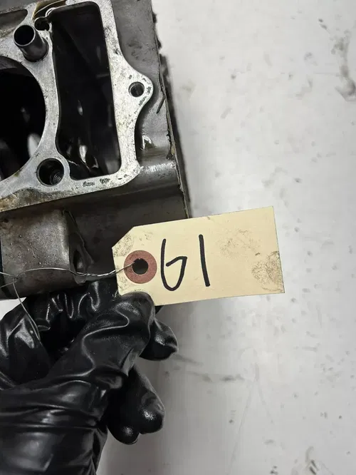 2006 06 Honda Crf80f CRF 80 F OEM DAMAGE! Crankcase Cases Case Engine Motor