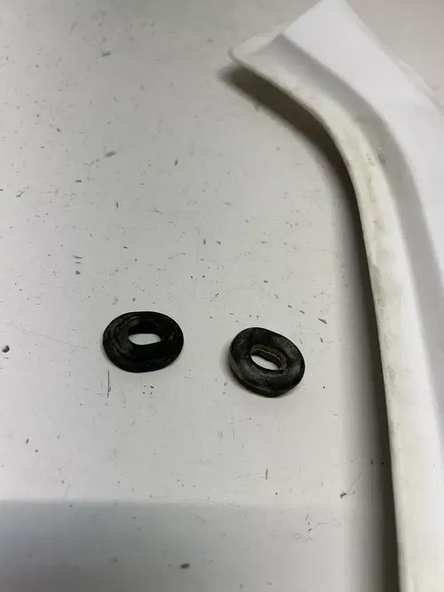 1994 94 Honda XR600R Xr 600 r OEM Side Cover Plastic Fender Shroud Lid Screw