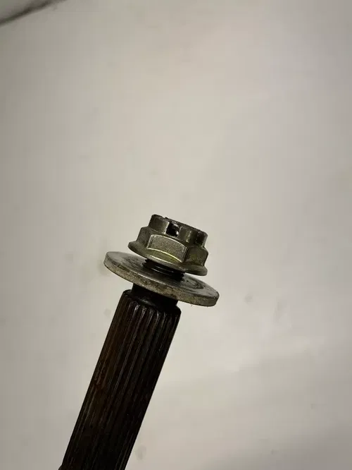 1985 85 Honda Fourtrax TRX250 trx 250 2x4 LOT Rear Back Axle Shaft Castle Nuts