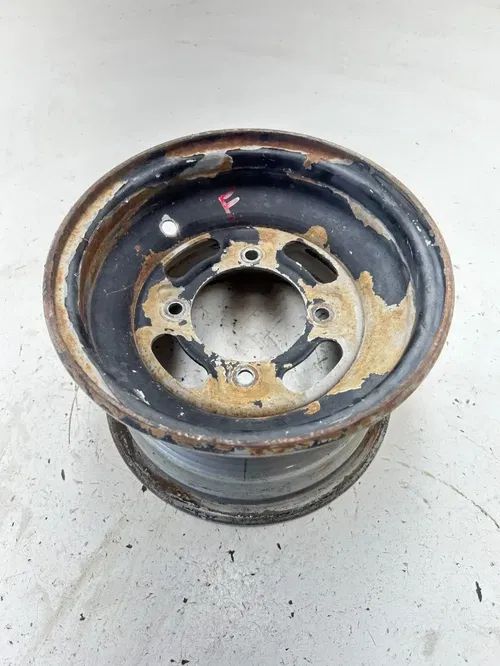 02 2002 Kawasaki Bayou 220 KLF220 2x4 OEM STRAIGHT GOOD Front Wheel Rim 9 X 6