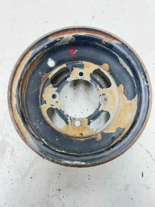 02 2002 Kawasaki Bayou 220 KLF220 2x4 OEM STRAIGHT GOOD Front Wheel Rim 9 X 6