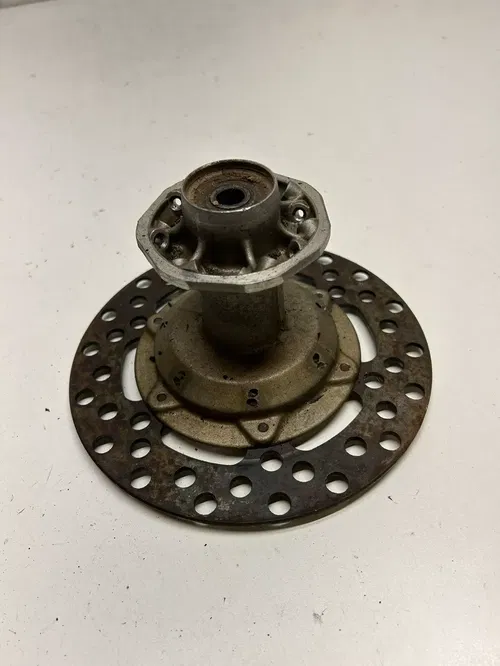 1989 89 KAWASAKI KX80 KX 80 FRONT WHEEL HUB BRAKE ROTOR FREE US SHIP
