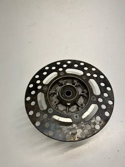 1989 89 KAWASAKI KX80 KX 80 FRONT WHEEL HUB BRAKE ROTOR FREE US SHIP