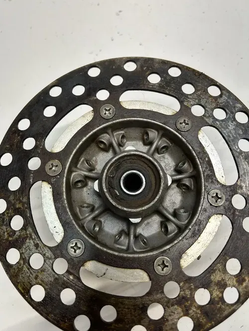1989 89 KAWASAKI KX80 KX 80 FRONT WHEEL HUB BRAKE ROTOR FREE US SHIP