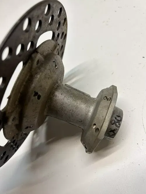 1989 89 KAWASAKI KX80 KX 80 FRONT WHEEL HUB BRAKE ROTOR FREE US SHIP