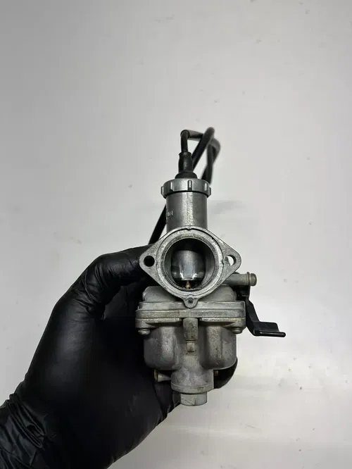 1983 83 HONDA XR200R xr 200 r OEM Carb Carburetor Bowl Float Slide Cable DIRTY!