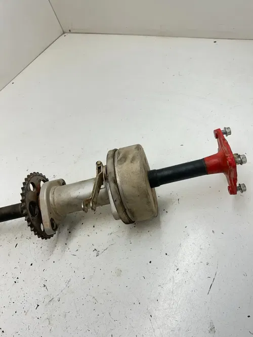 05 2005 Polaris Predator 90 2 Stroke OEM GOOD Axle Carrier Brake Hubs Sprocket