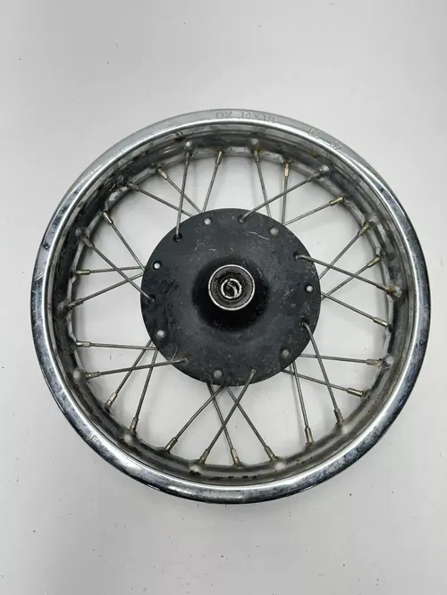 2003 03 SUZUKI JR 50 JR50 OEM Front Wheel Hub Disk Drum STRAIGHT! 1.4x10