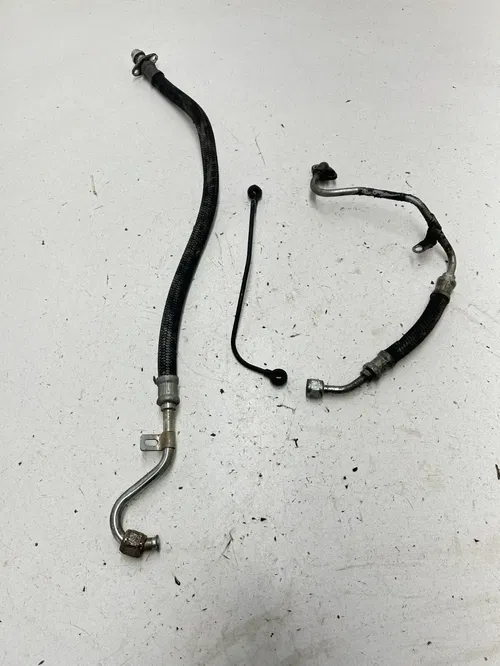 83 1983 Yamaha Tri Moto 175 YT175K OEM LOT Oil Hard Line Lines Passage Tube Bolt