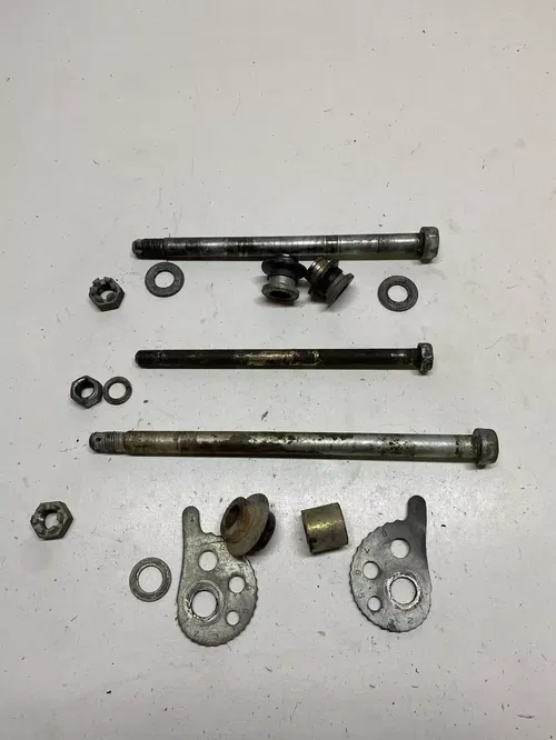1997 97 Yamaha RT180 RT 180 rt LOT Front Back Rear Axle Shaft Spacer Swing Arm