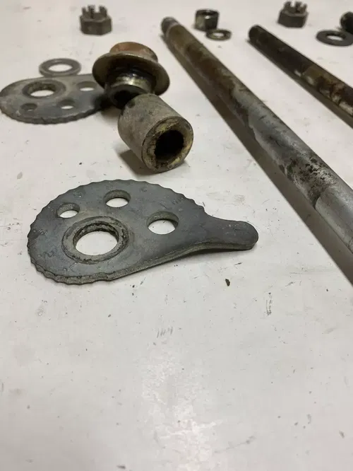 1997 97 Yamaha RT180 RT 180 rt LOT Front Back Rear Axle Shaft Spacer Swing Arm