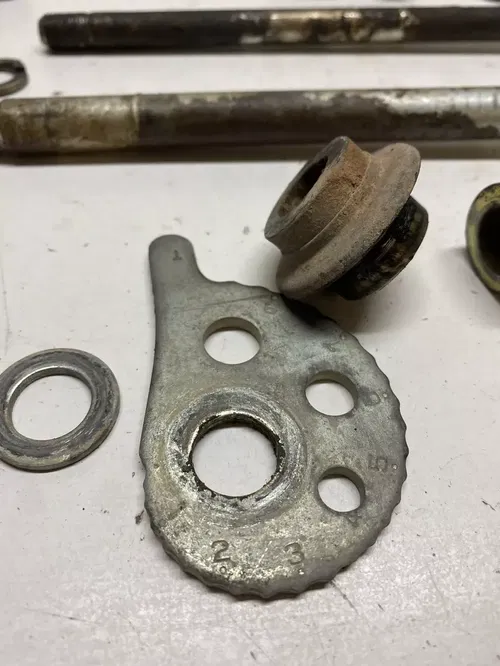 1997 97 Yamaha RT180 RT 180 rt LOT Front Back Rear Axle Shaft Spacer Swing Arm