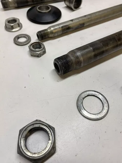 08 2008 Honda CRF450R CRF 450 R Front Rear Back Axle Bolt Spacer Swing Arm