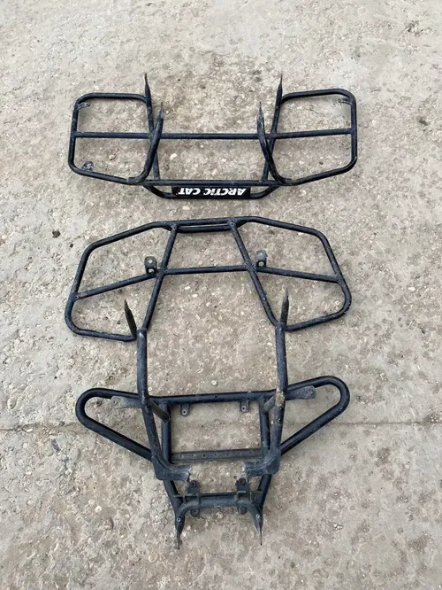 2009 09 Arctic Cat 250 2x4 Front Back Rack Racks Bumper bar Free US Ship READ DE