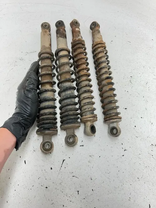 87 1987 Honda Fourtrax Trx 350 TRX350 OEM Suspension Shocks Spring LR F R READ
